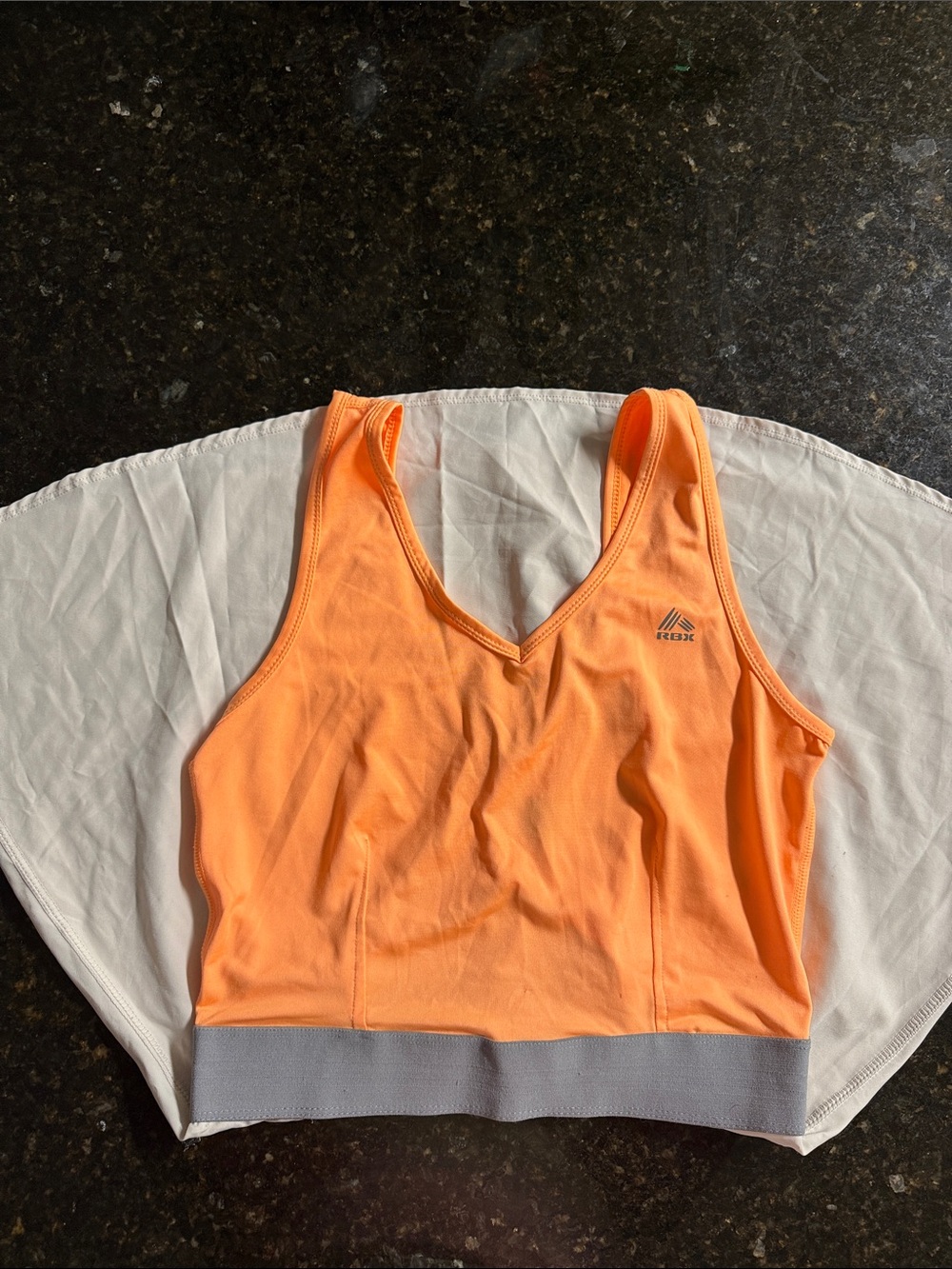 TENNIS RBX dress ( no shorts)  Orange Sports off white